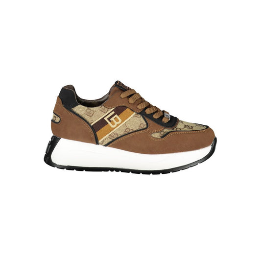 Laura Biagiotti Brown Polyester Sneaker