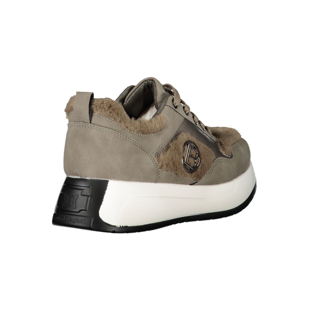 Laura Biagiotti Gray Polyethylene Sneakers