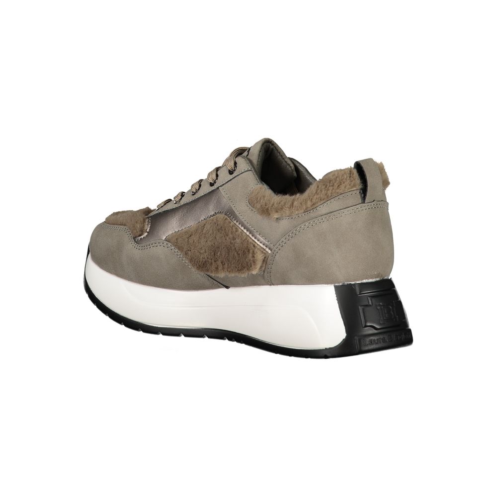 Laura Biagiotti Gray Polyethylene Sneakers