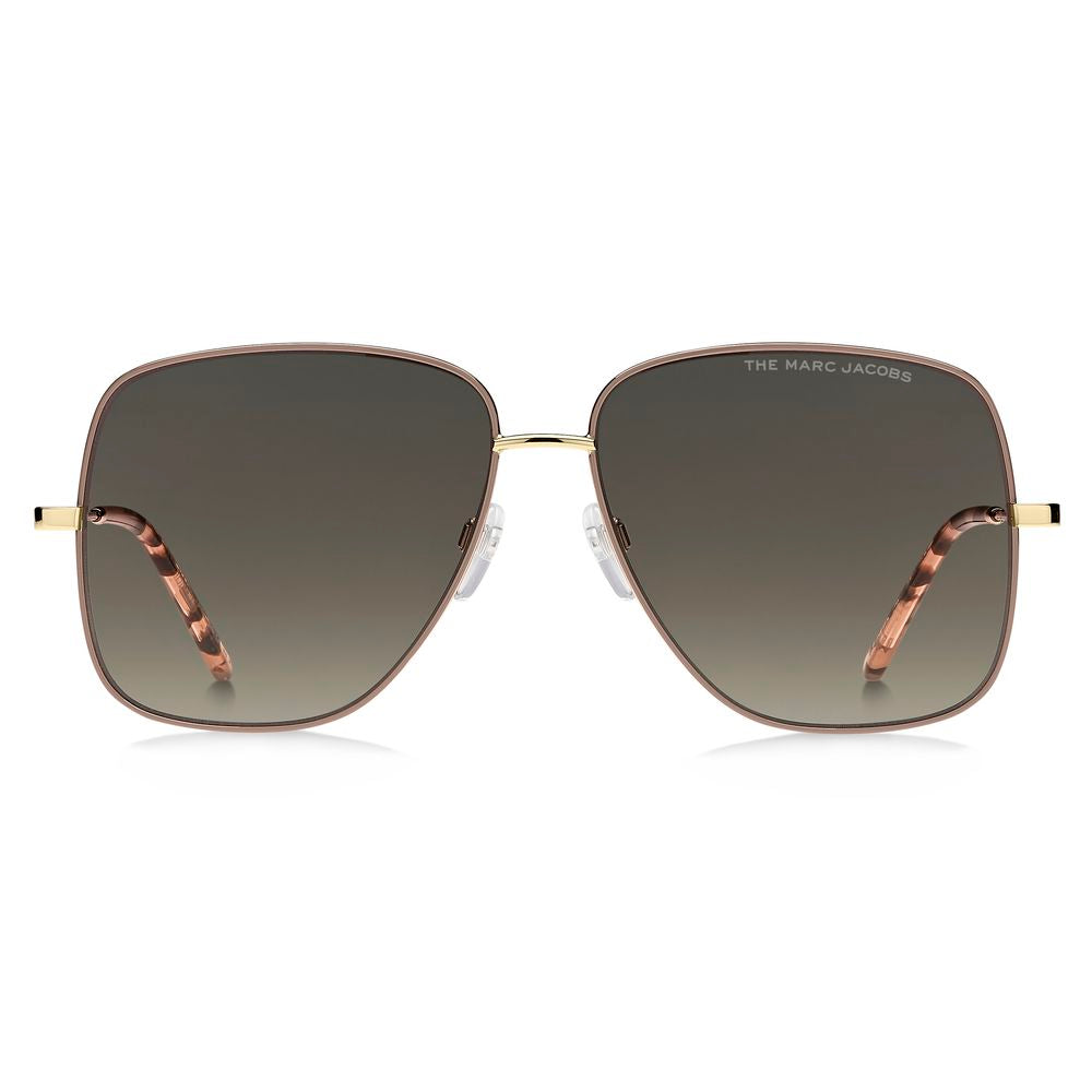 Marc Jacobs Goldene Metall-Sonnenbrille