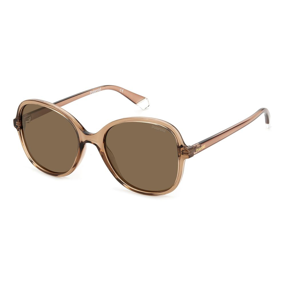 Polaroid Beige Sonnenbrille aus Harz