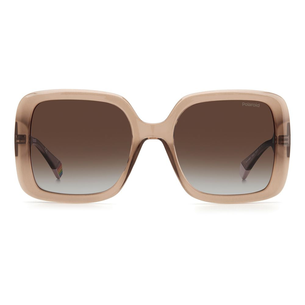 Polaroid Beige Sonnenbrille aus Harz