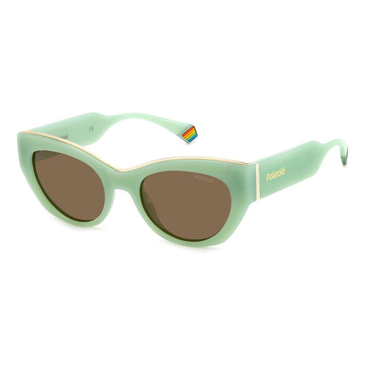 Polaroid Grüne Kunstharz-Sonnenbrille