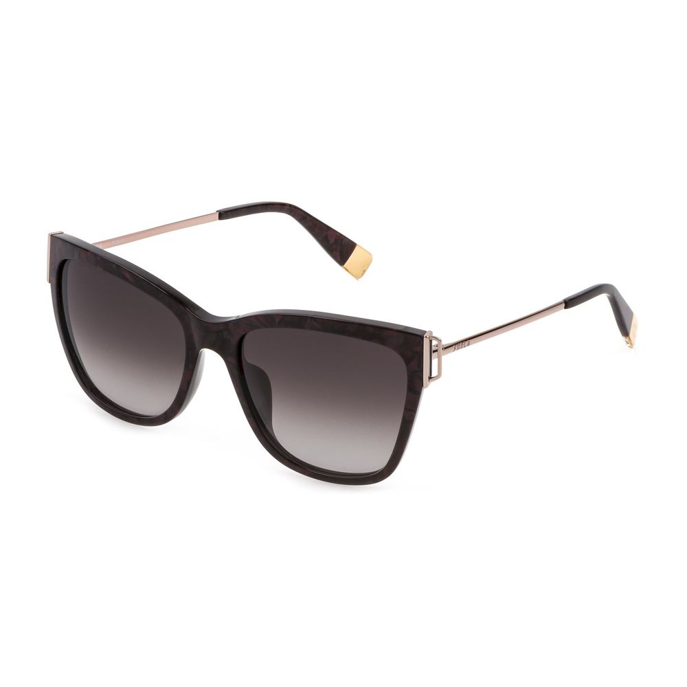 Furla Braune Acetat-Sonnenbrille