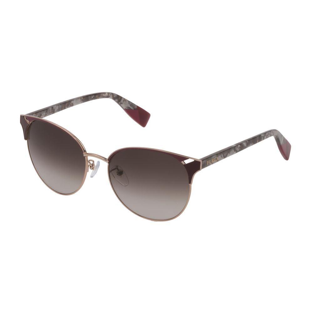 Furla Braune Acetat-Sonnenbrille