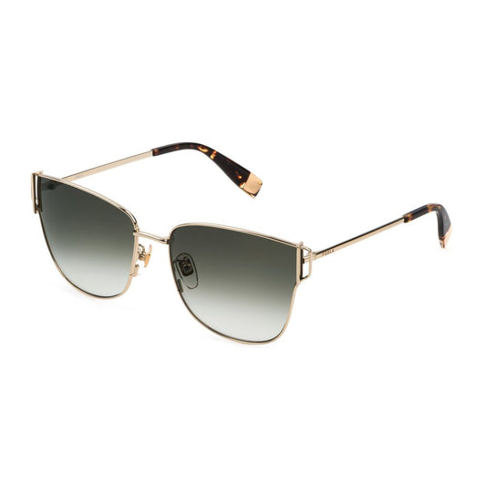 Furla Goldene Metall-Sonnenbrille