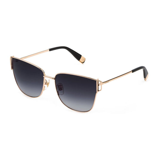 Furla Goldene Metall-Sonnenbrille