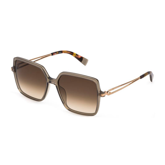 Furla Braune Acetat-Sonnenbrille