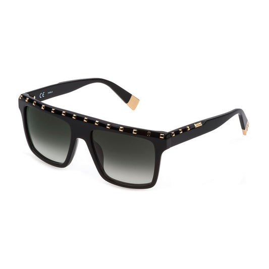 Furla Schwarze Acetat-Sonnenbrille