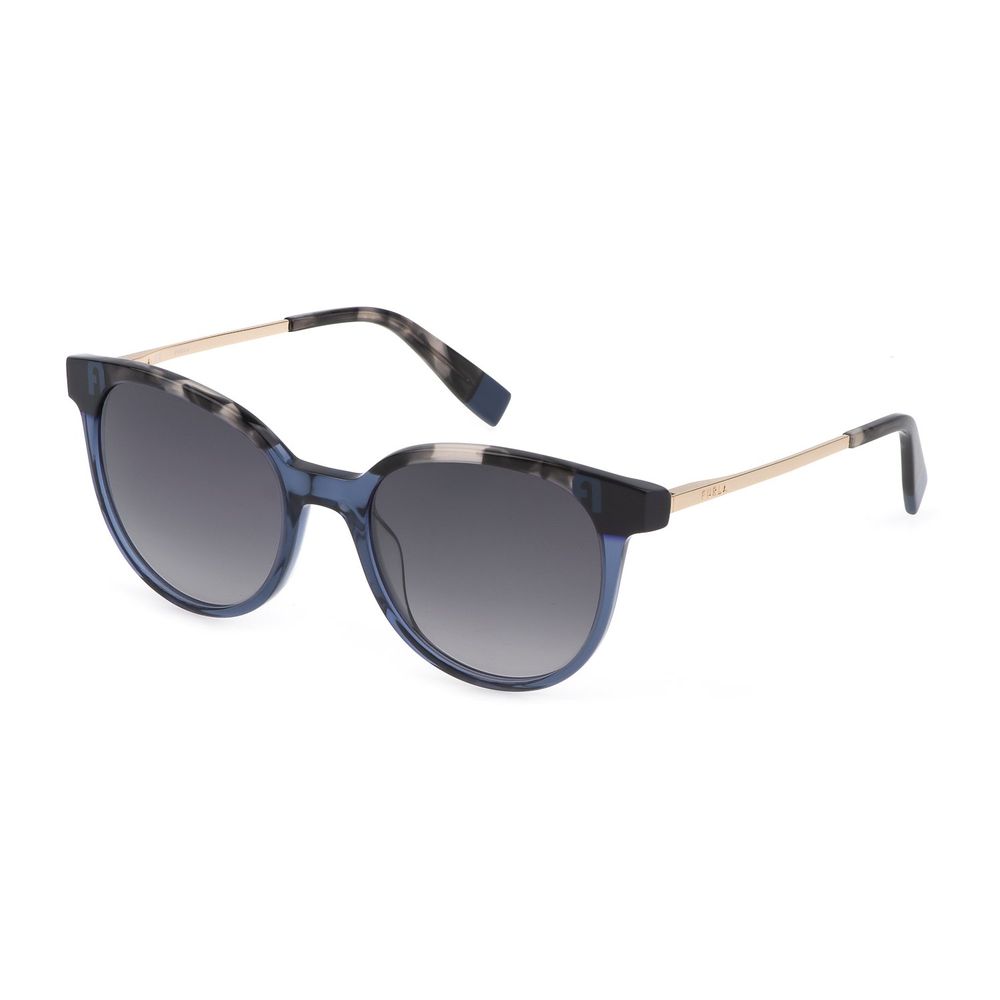 Furla Blaue Acetat-Sonnenbrille