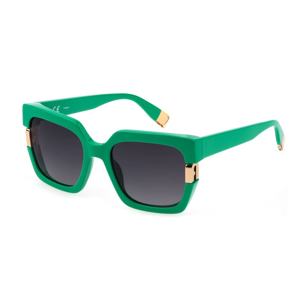 Furla Grüne Acetat-Sonnenbrille