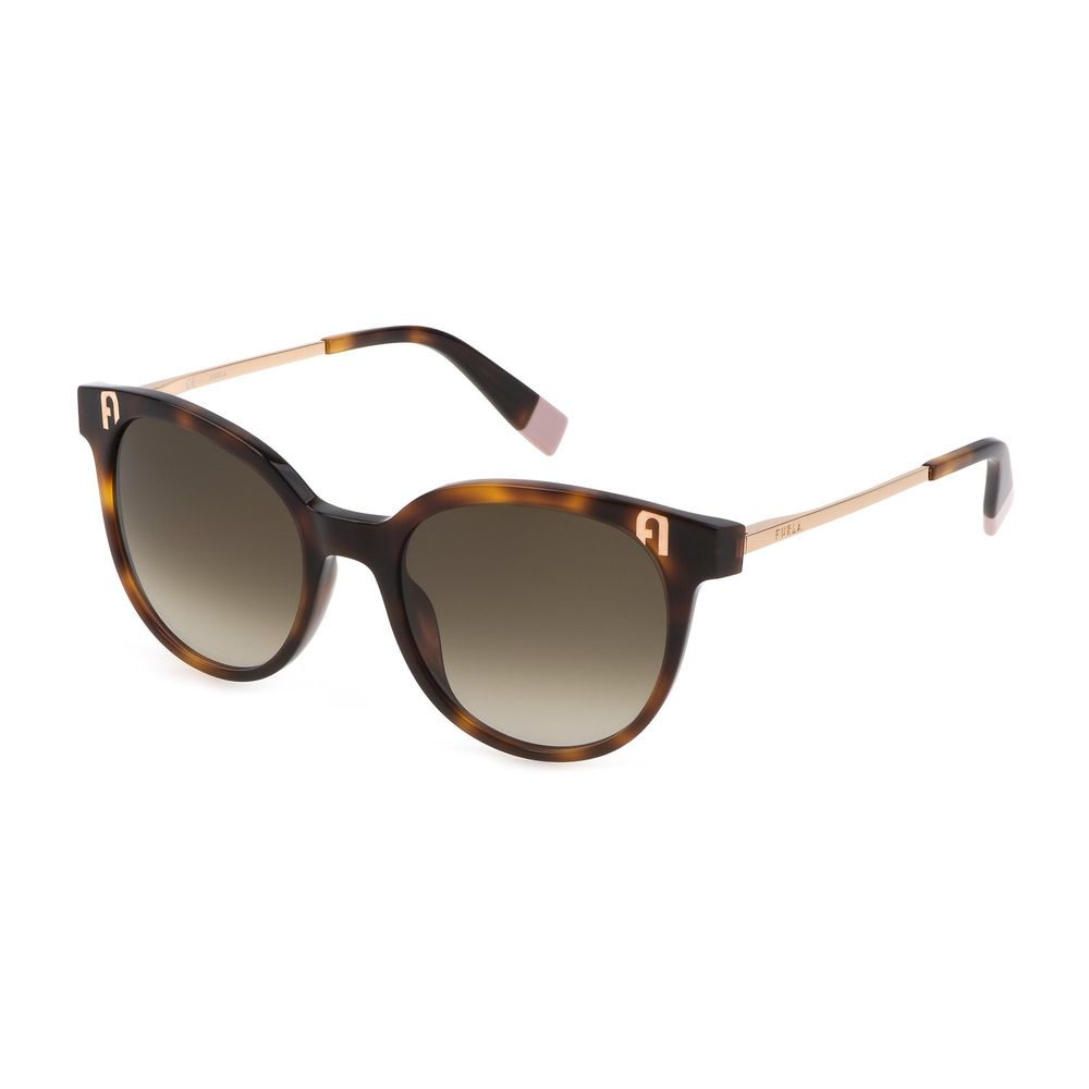 Furla Braune Acetat-Sonnenbrille