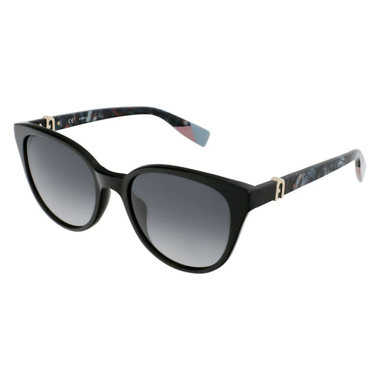 Furla Schwarze Acetat-Sonnenbrille