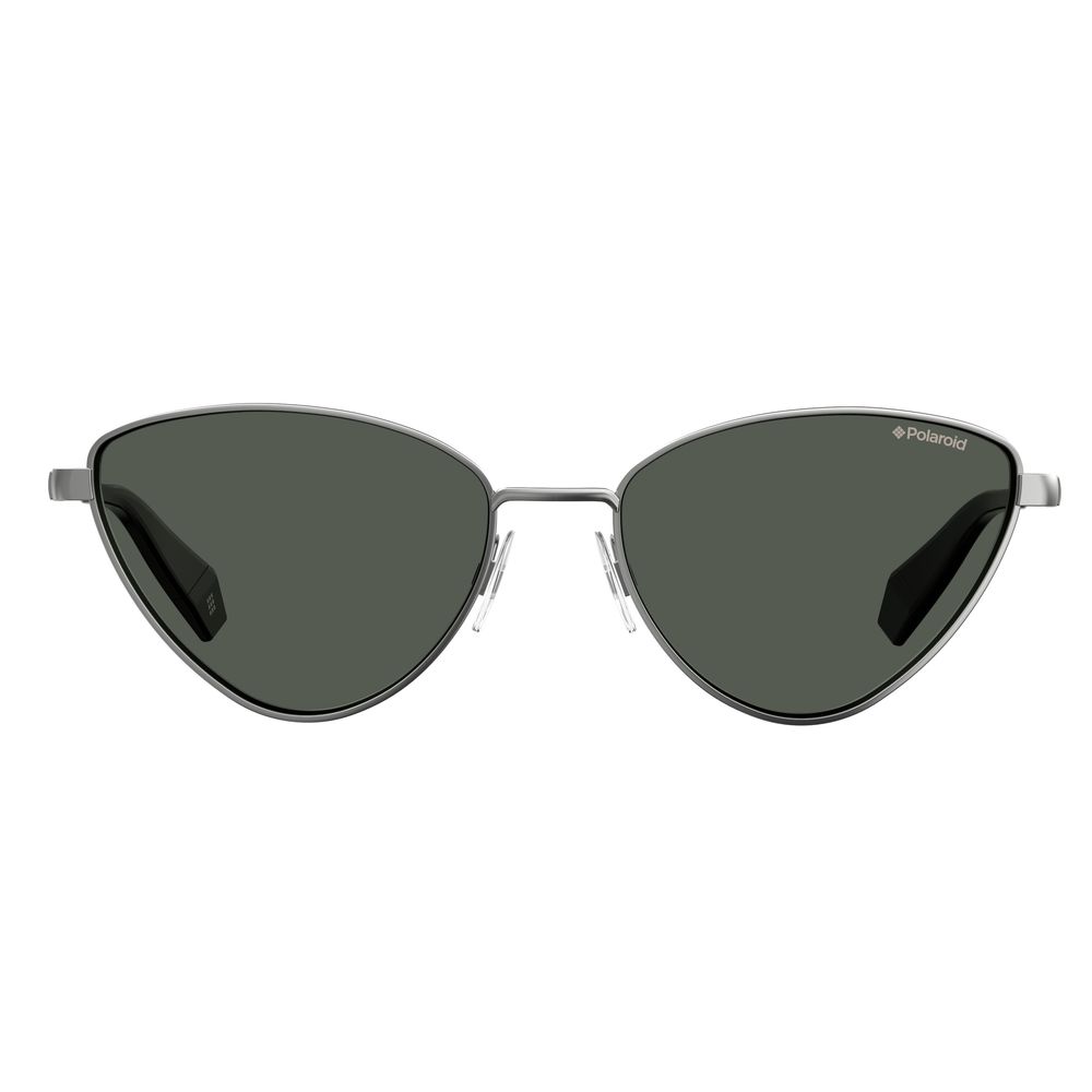 Polaroid Graue Metall-Sonnenbrille