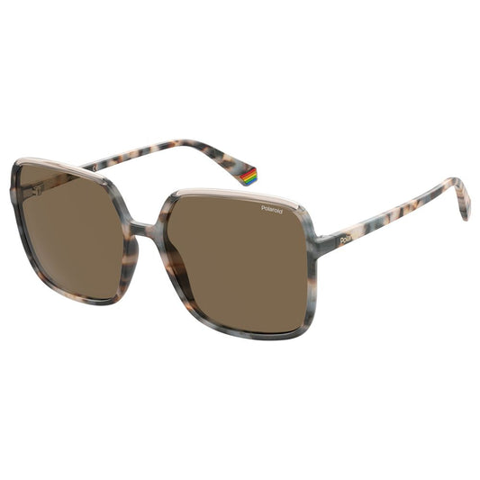 Polaroid Beige Kunststoff-Sonnenbrille