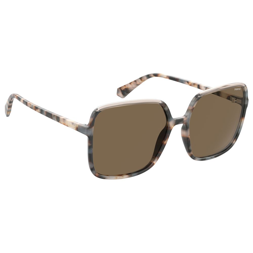 Polaroid Beige Kunststoff-Sonnenbrille