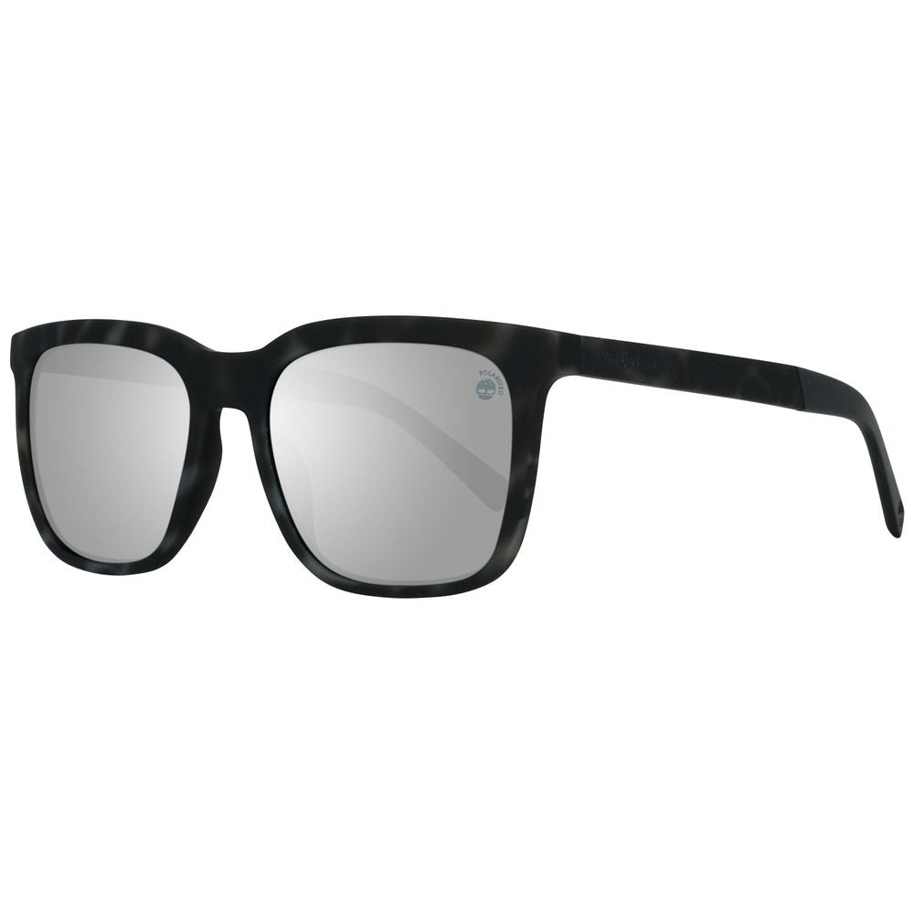 Timberland Graue Plastiksonnenbrille