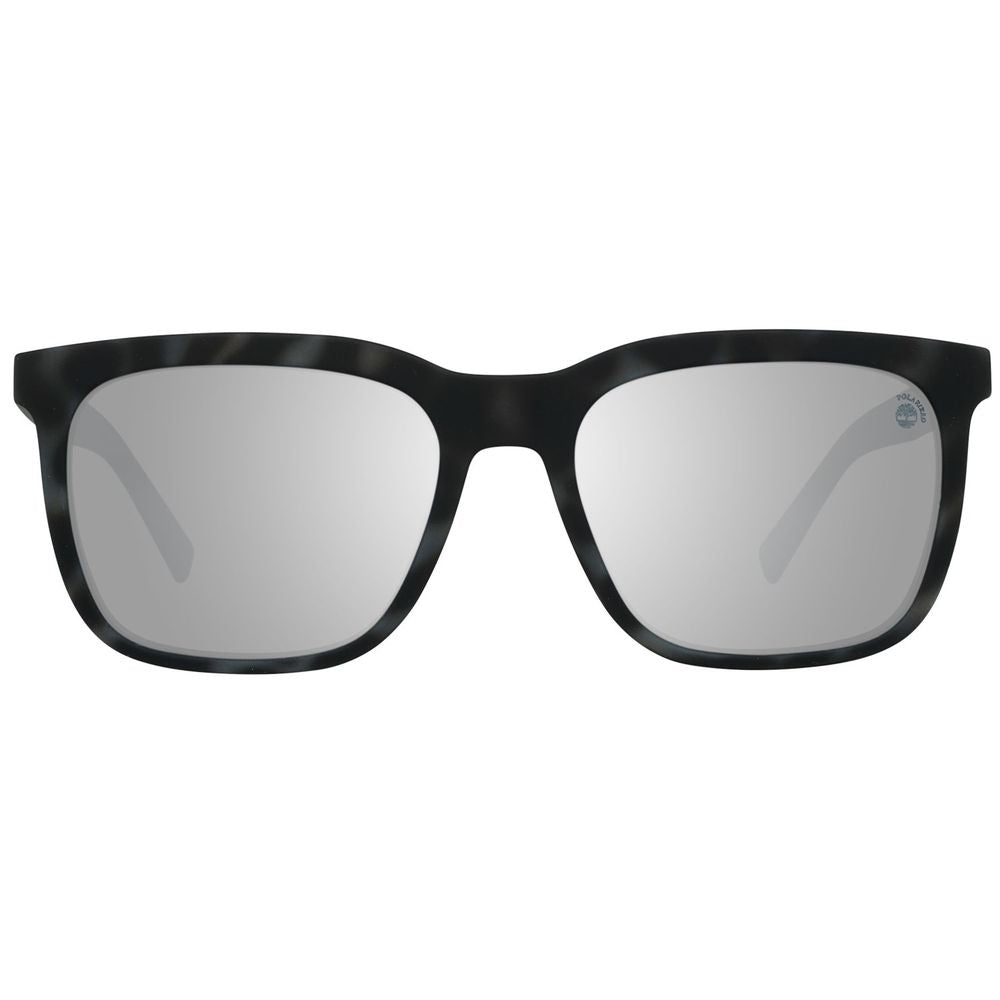 Timberland Graue Plastiksonnenbrille