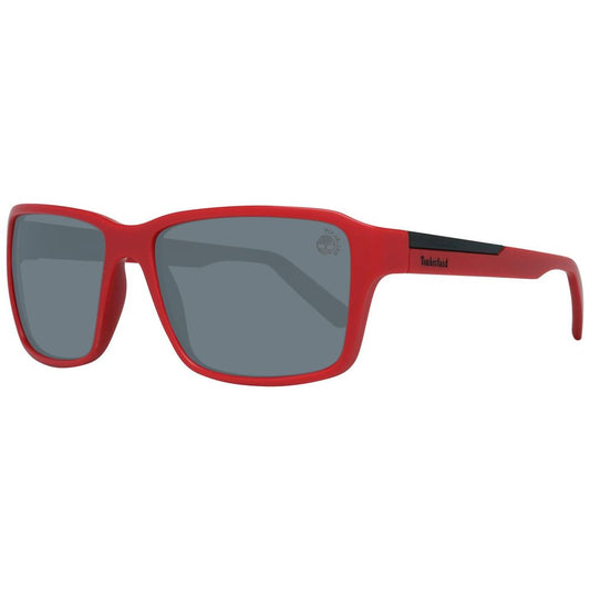 Timberland Rote Plastiksonnenbrille