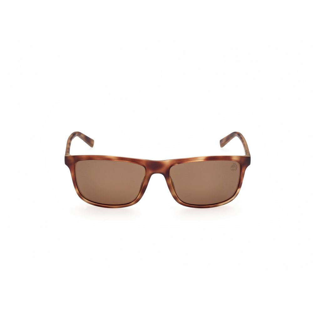 Timberland Braun gespritzte Sonnenbrille