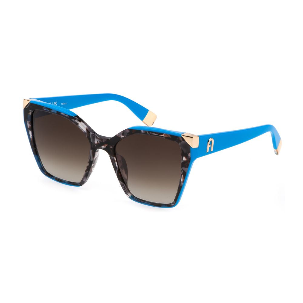 Furla Schwarze Plastiksonnenbrille