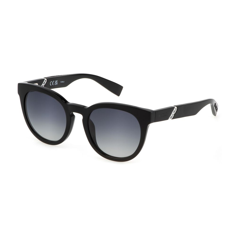 Furla Schwarze Plastiksonnenbrille