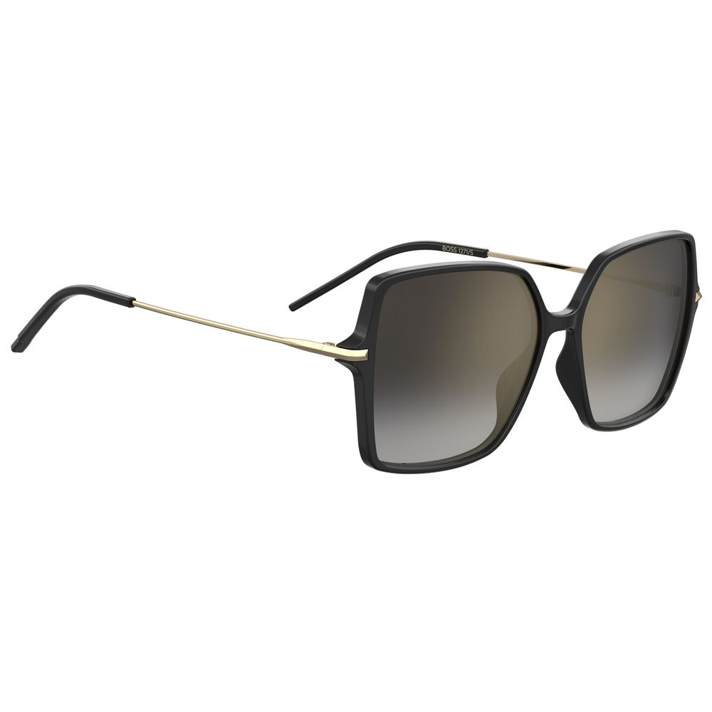 Hugo Boss Schwarze Acetat-Sonnenbrille