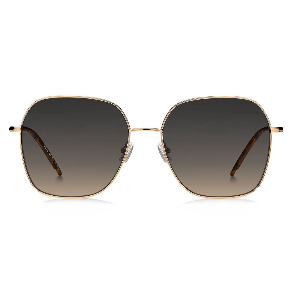 Hugo Boss Goldene Metall-Sonnenbrille