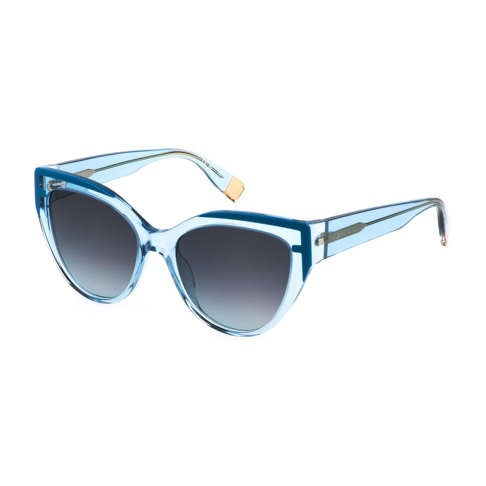 Furla Blaue Acetat-Sonnenbrille