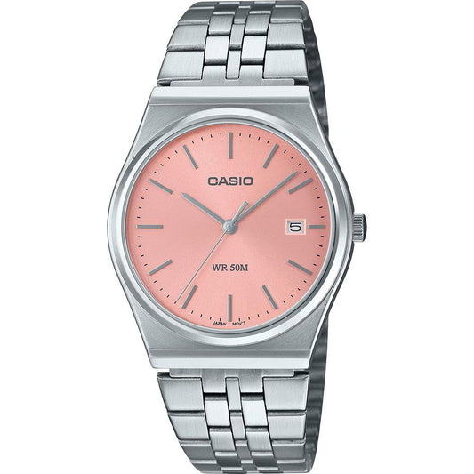 Casio Silberne Stahluhr