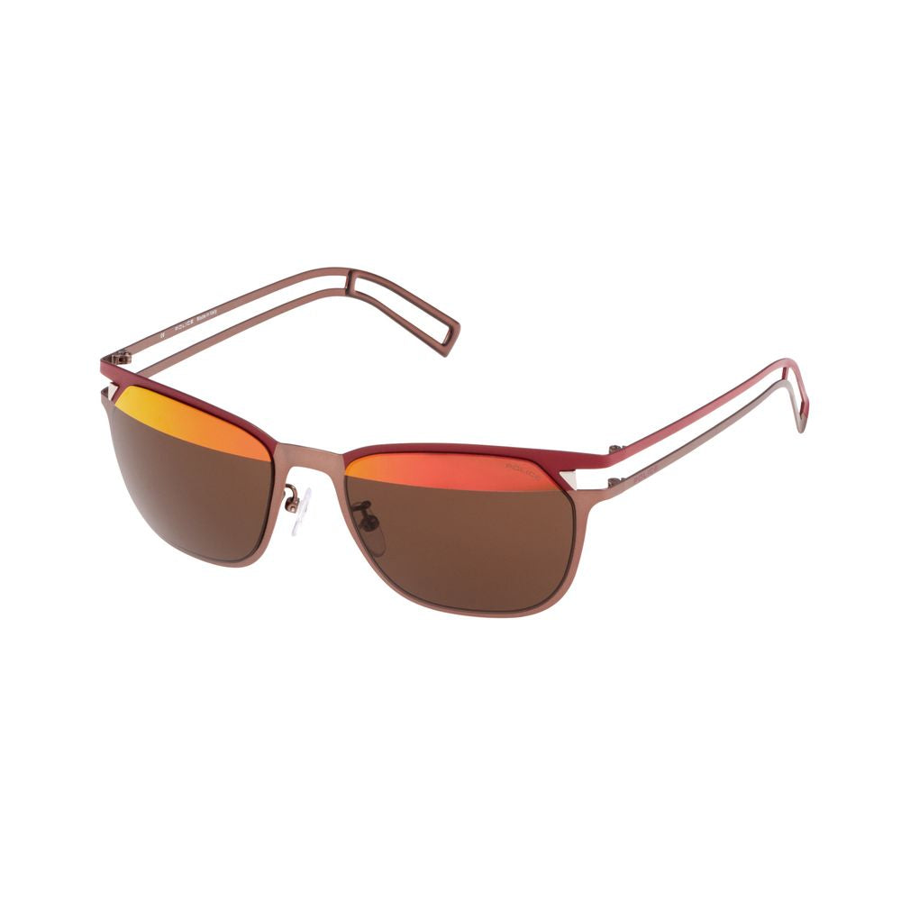 Police Goldene Metall-Sonnenbrille