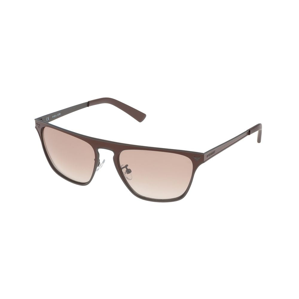 Police Graue Metall-Sonnenbrille