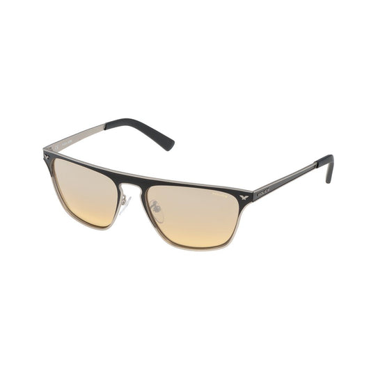 Police Graue Metall-Sonnenbrille