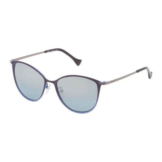 Police Blaue Metall-Sonnenbrille