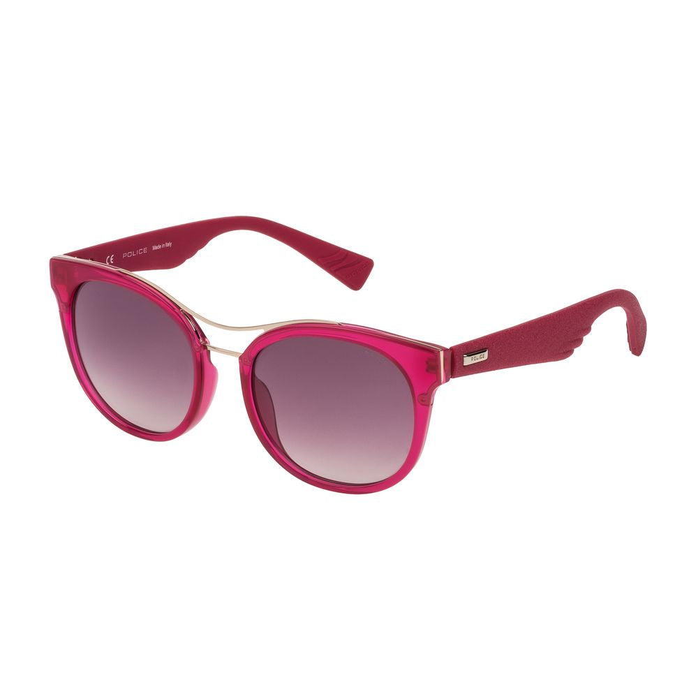 Police Lila Acetat-Sonnenbrille