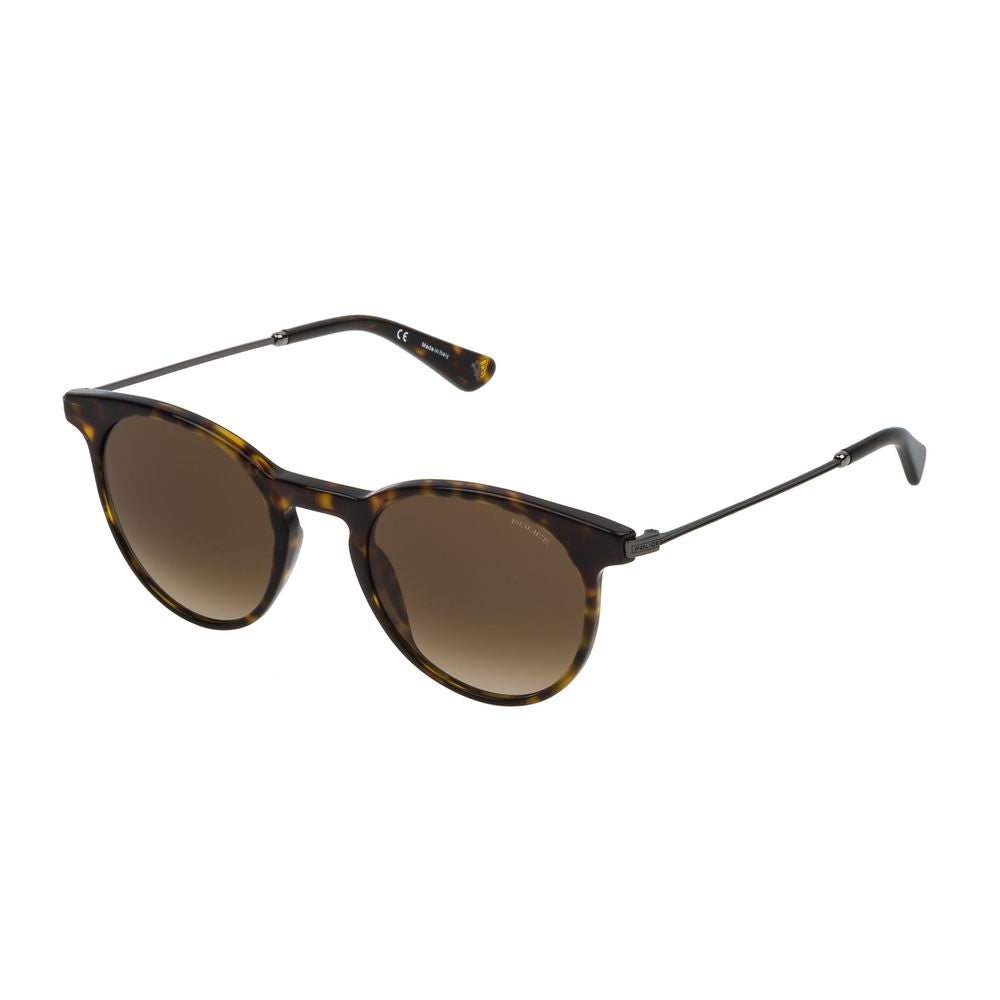 Police Braune Metall-Sonnenbrille