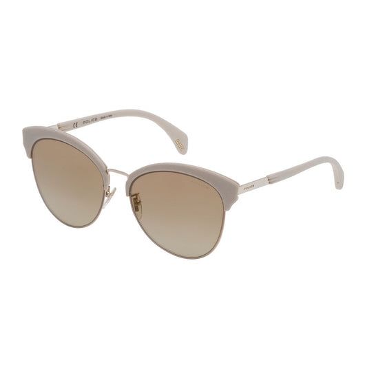 Police Goldene Metall-Sonnenbrille