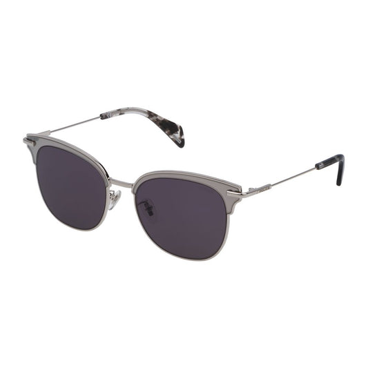 Police Graue Metall-Sonnenbrille