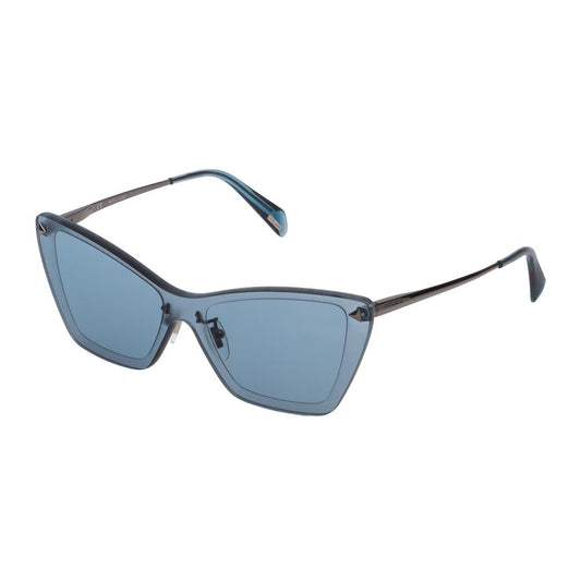 Police Blaue Metall-Sonnenbrille