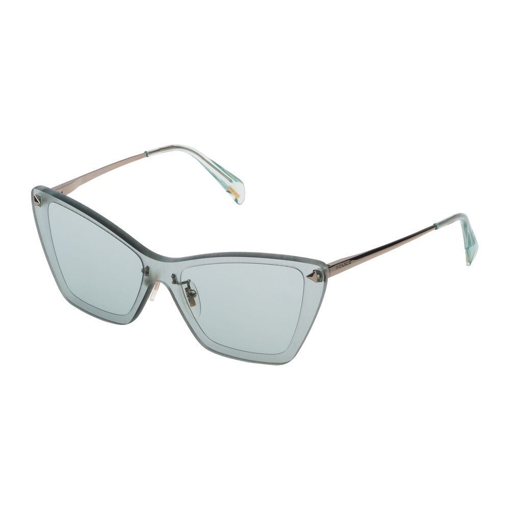 Police Beige Metall-Sonnenbrille