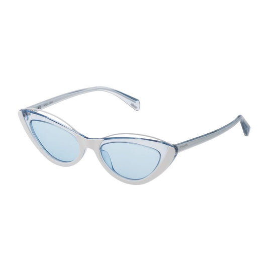 Police Weiße Acetat-Sonnenbrille