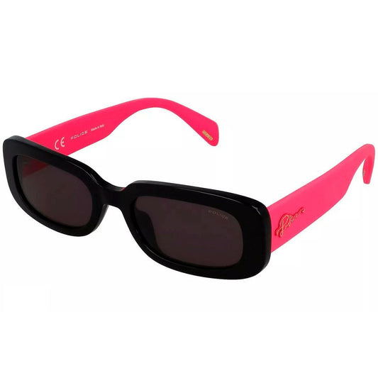 Police Schwarze Acetat-Sonnenbrille