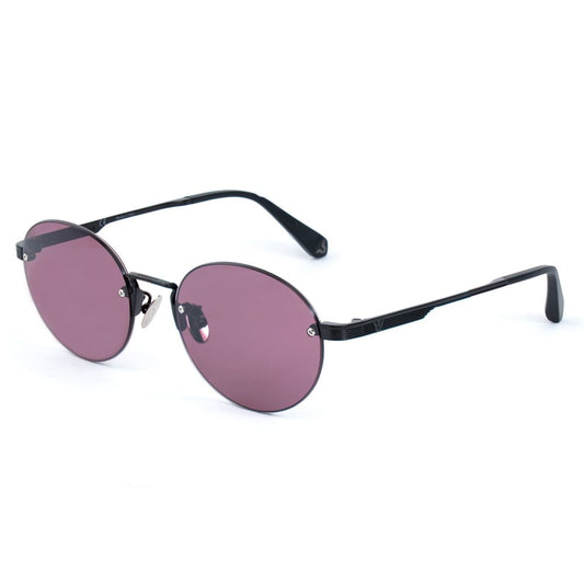 Police Schwarze Metall-Sonnenbrille