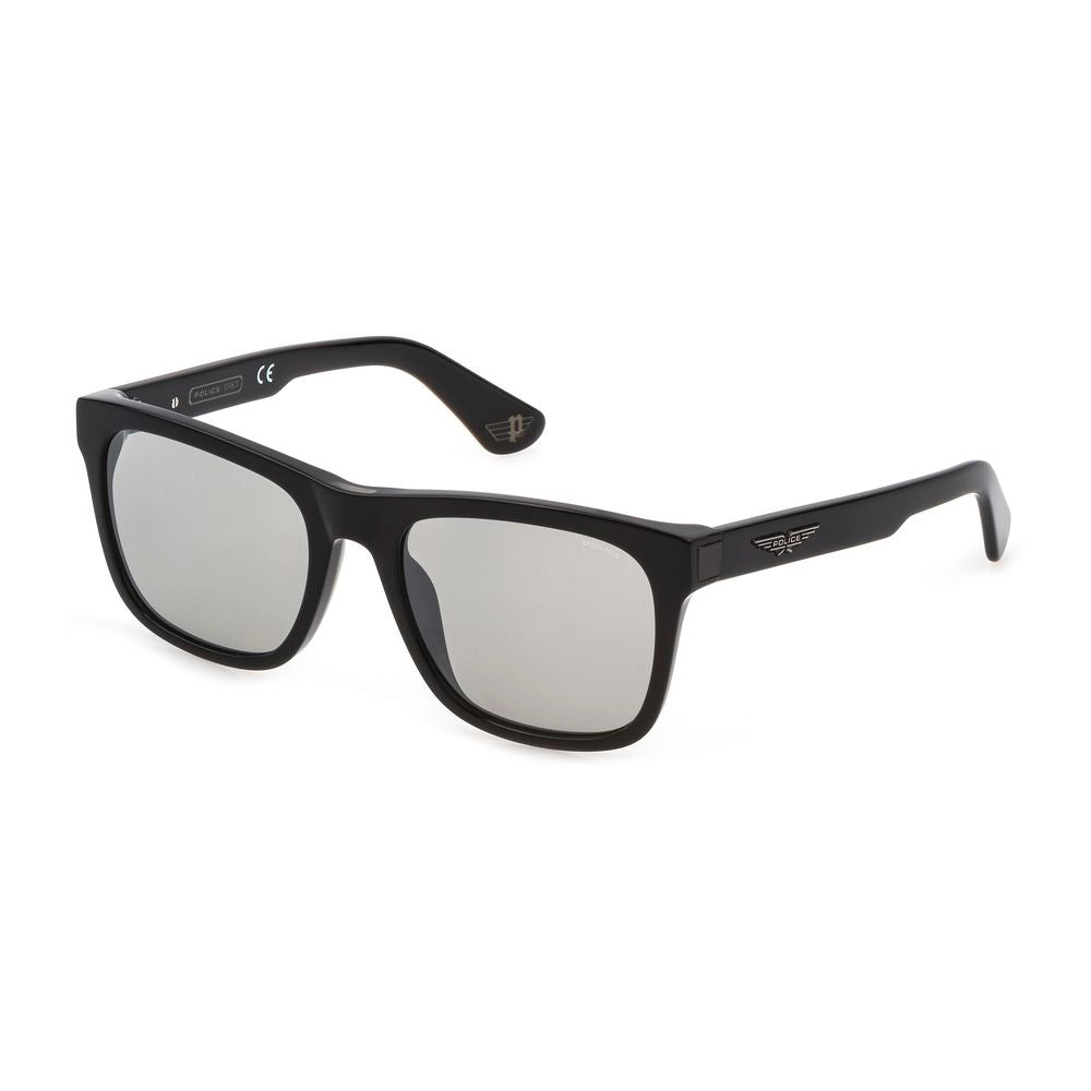 Police Schwarze Plastiksonnenbrille