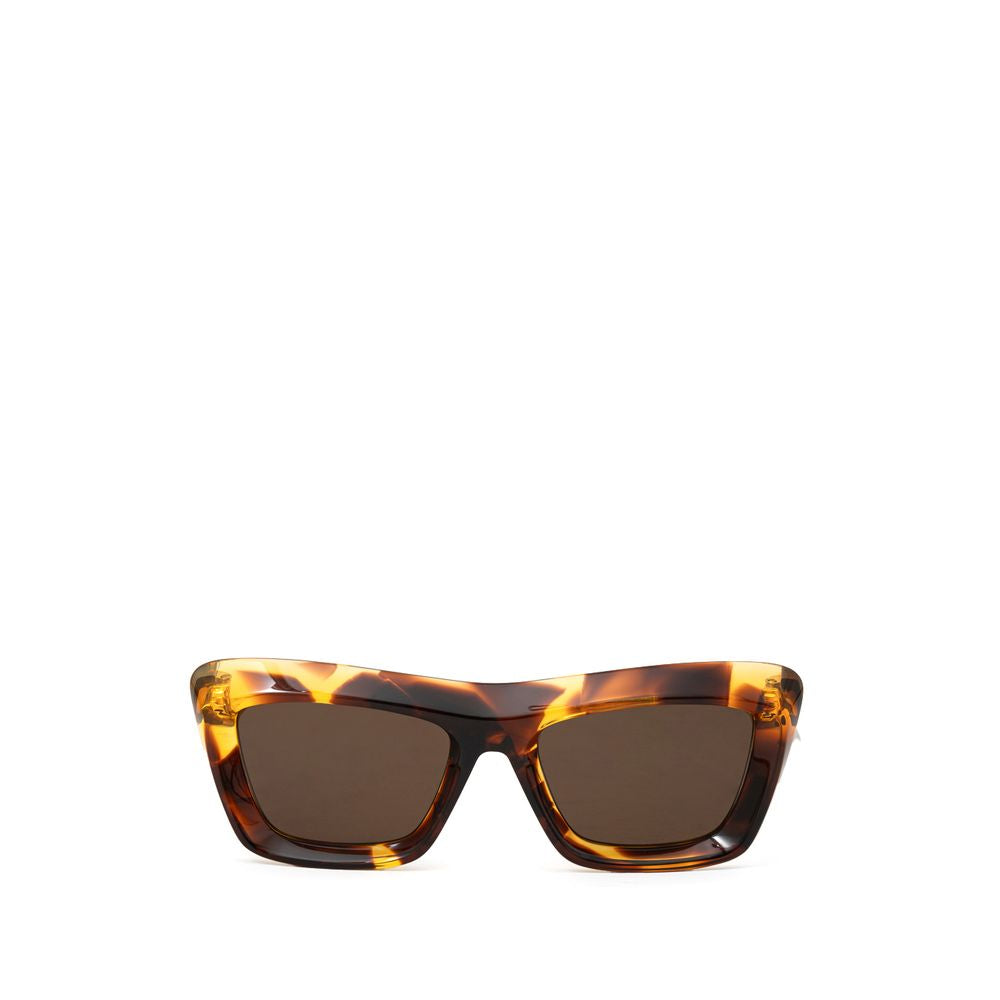 Bottega Veneta Braune Acetat-Sonnenbrille