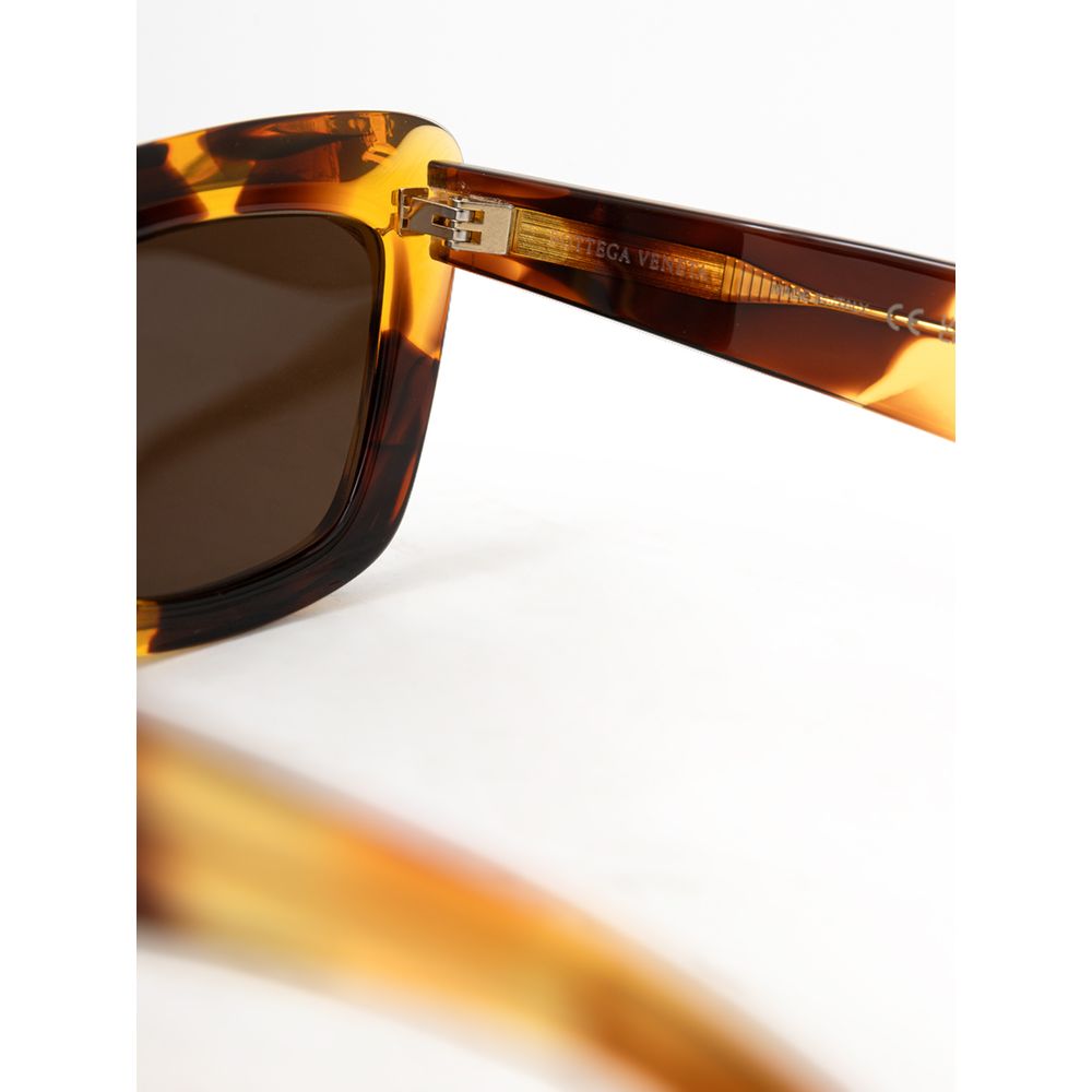 Bottega Veneta Braune Acetat-Sonnenbrille