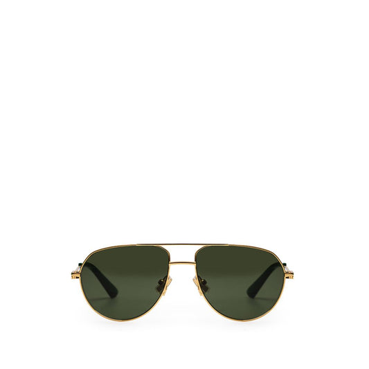 Bottega Veneta Goldene Metall-Sonnenbrille