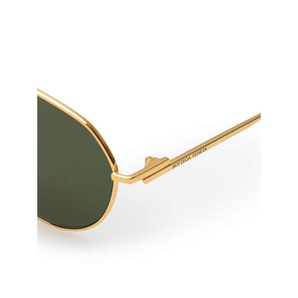 Bottega Veneta Goldene Metall-Sonnenbrille