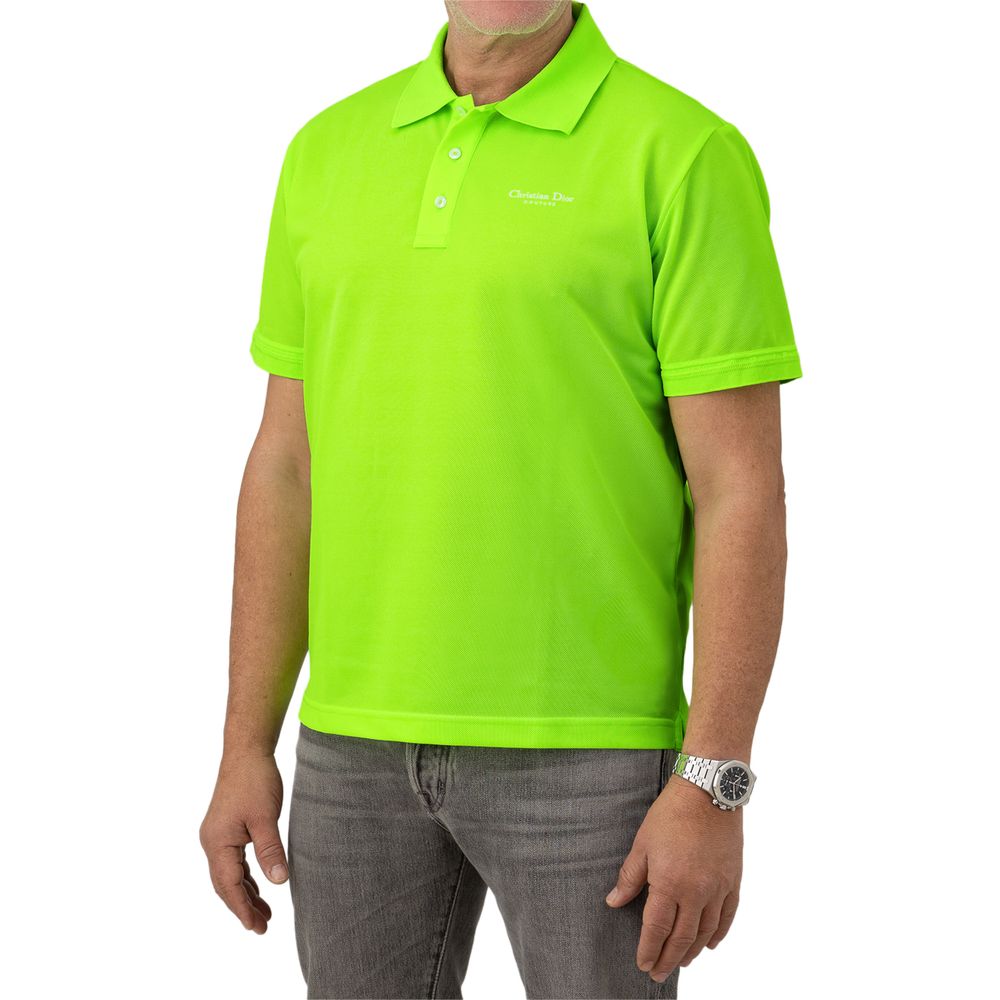 Dior Grünes Baumwoll-Poloshirt