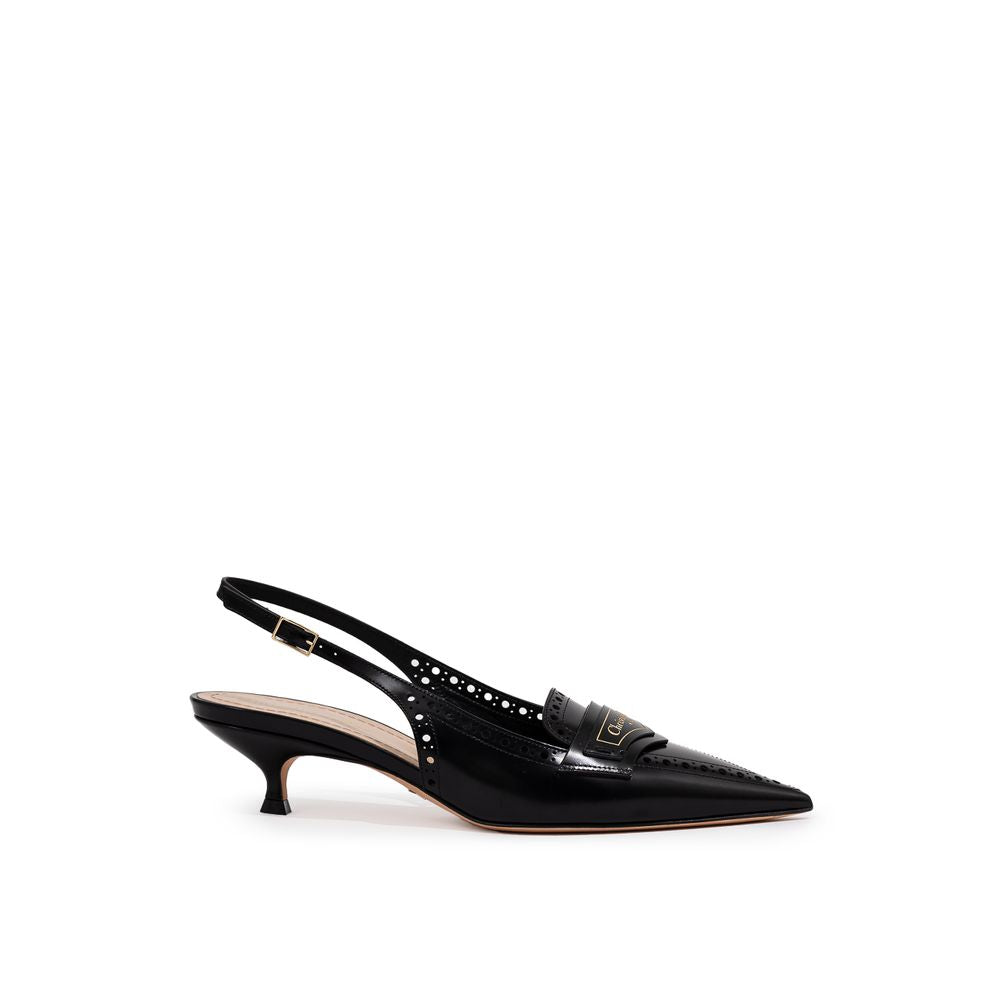 Dior Schwarzer Lederpumps